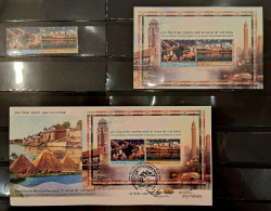 India 2023 INDIA - EGYPT JOINT ISSUE Collection: 2v SET + Miniature Sheet + First Day Cover As Per Scan - Emissions Communes