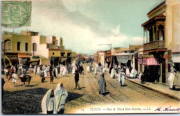 TUNISIE - TUNIS - Rue Et Place Bab Souika  - Tunesien