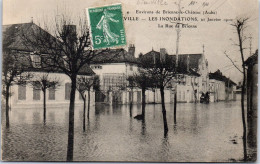 10 DIENVILLE - La Rue De Brienne En Janvier 1910 - Sonstige & Ohne Zuordnung