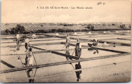 17 ILE DE RE - SAINT MARTIN - Dans Les Marais Salants. - Ile De Ré