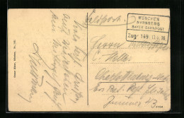 AK Bahnpoststempel München-Nürnberg, Zug 169  - Autres & Non Classés