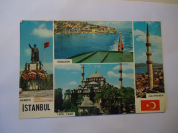 TURKEY  POSTCARDS  MONUMENTS ISTANBUL PANORAMA - Turkey