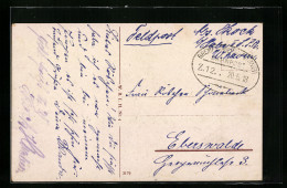 AK Bahnpoststempel Bremen-Wilhelmshaven, Z. 12  - Autres & Non Classés