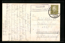 AK Landpoststempel Naustadt /Meissen Land  - Autres & Non Classés