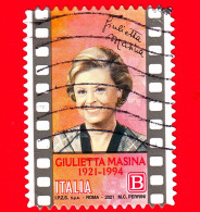 ITALIA - Usato - 2021 - 100 Anni Della Nascita Di Giulietta Masina, Attrice - Cinema - Ritratto - B - 2021-...: Usados