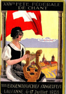 SUISSE - XXIV Fete Federale De Chant Lausanne 1928 - Other & Unclassified