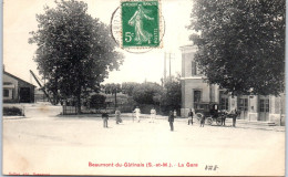 77 BEAUMONT EN GATINAIS - La Gare, Vue Generale. - Autres & Non Classés
