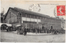 86 CHATELLERAULT - Marché Couvert - Animée - Chatellerault