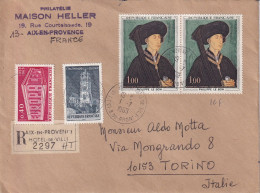 LETTRE 1969 RECOMANDEE  AIX-EN-PROVENCE - Storia Postale