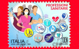 ITALIA - Usato - 2021 - Professioni Sanitarie – Sagome E Figure Stilizzate - B - 2011-20: Usati