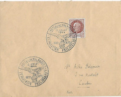 Château De MALMAISON - Cad 12 Juillet 1944 - 1852 1870 - Exposition Philatélique - Pétain 517 Sur Lettre - Storia Postale