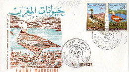 Maroc Al Maghrib 0606/07 Fdc Outarde, Canard Tadorul - Canards