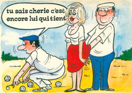 Illustrateur Alexandre - Serie Boules Petanque   Y 1592 - Humour