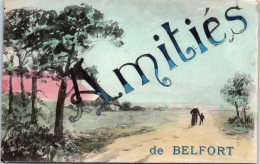 90 BELFORT - Amities (carte Souvenir) - Belfort - Stad