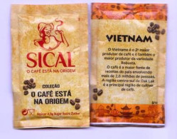 Sachet De Sucre " SICAL " Vietnam  Portugal " (scann Recto-verso) [S314]_Di497 - Suiker