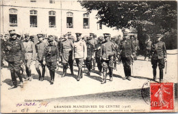 MILITARIA - Grd Manœuvres Du Centre, Les Officiers Etrangers  - Other & Unclassified