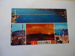 TURKEY  POSTCARDS  MONUMENTS ISTANBUL PANORAMA - Türkei