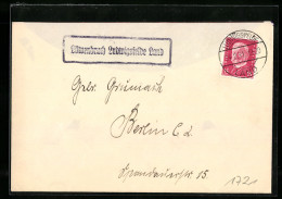 Briefumschlag Landpoststempel Löwenbruch, Ludwigsfelde Land  - Autres & Non Classés