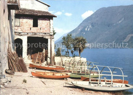 11904056 Gandria Lago Di Lugano Motivo Rustico Fischerboote Gandria - Altri & Non Classificati