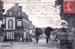 14 - Calvados -  SAINT PIERRE Sur DIVES - Hotel De La Gare Et Boulevard Colas - Autres & Non Classés