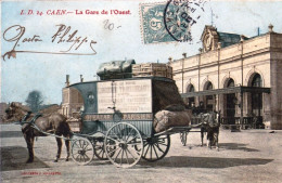 14 - Calvados -  CAEN -  Gare De L Ouest - Bel Attelage - Caen