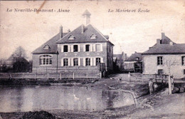 02 - Aisne - LA NEUVILLE BOSMONT - La Mairie Et Ecole - Rare - Autres & Non Classés