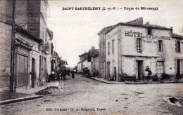 47 - Lot Et Garonne -  SAINT BARTHELEMY - Route De Miramont - Hotel Et Café De Plaisance - Autres & Non Classés