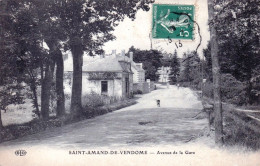 41 - Loir Et Cher - SAINT AMAND De VENDOME - Avenue De La Gare - Andere & Zonder Classificatie