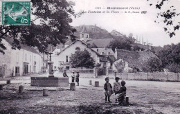 39 - Jura - MONTMOROT - La Fontaine Et La Place - Andere & Zonder Classificatie