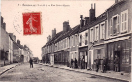 77 - Seine Et Marne - EGREVILLE - Rue Saint Martin ( Tabac ) - Autres & Non Classés