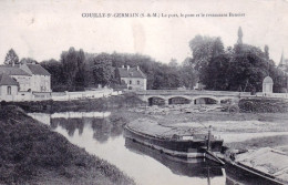 77 - Seine Et Marne - COUILLY SAINT GERMAIN - Le Port - Le Pont Et Le Restaurant Benoist - Peniche - Sonstige & Ohne Zuordnung