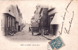 77 - Seine Et Marne - BRAY Sur SEINE - Rue Du Pont - Carte Precurseur - Bray Sur Seine