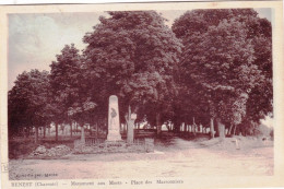 16 - Charente -  BENEST - Monument Aux Morts - Place Des Marronniers - Andere & Zonder Classificatie