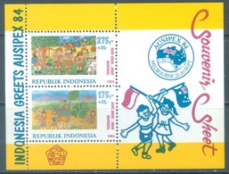 INDONESIA - 1984 - MNH/*** LUXE - AUSIPEX 84 SOUVENIR SHEET  - Yv BLOC 58 - Lot 21524 - Indonesia
