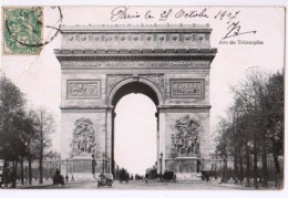 CPA - ARC DE TRIOMPHE AVEC VOITURE AUTOMOBILE (1557)_CP582 - Triumphbogen