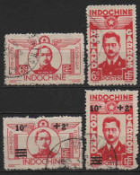 Indochine  - 1943  - Héros De L' Aviation -  N° 274 à 277   - Oblit - Used - Used Stamps