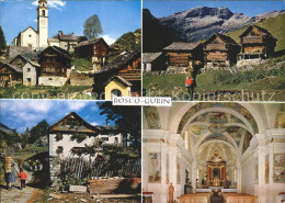 11896826 Bosco Gurin Kirche Inneres Dorfpartien Bosco/Gurin - Sonstige & Ohne Zuordnung