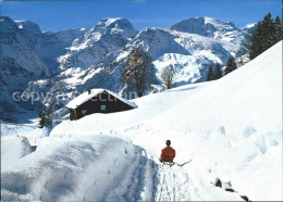 11896816 Braunwald GL Mit Toedikette Berghuette Schlittenfahrt Braunwald - Otros & Sin Clasificación