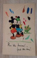 Mickey Et Minie - WALT DISNEY - Pour être Heureux... Faut être Deux - 2 Scans - Altri & Non Classificati