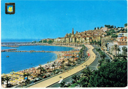 CPM FRANCE 06 ALPES-MARITIMES MENTON - Vue Générale Et Les Plages De Garavan - Menton