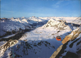 11892546 Corvatsch Silvaplana GR Luftseilbahn Blick Gegen St Moritz Alpenpanoram - Other & Unclassified