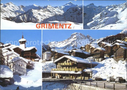 11891356 Grimentz Le Village Et Les Pistes De Grimentz Grimentz - Autres & Non Classés