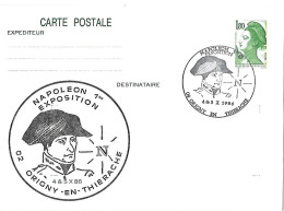 Entier 2375-CP1 Repiqué - Exposition NAPOLEON 1er ORIGNY En Thiérache - 4 & 5 X 1986 - Cartoline Postali Ristampe (ante 1955)