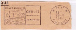 Port Payé PP CHOLET (Mouchoirs) Sur Fragment _F131 - Annullamenti Meccanici (pubblicitari)