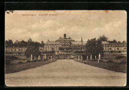 AK Oranienbaum, Park Und Freitreppe, Schloss  - Russie