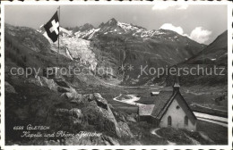 11886676 Gletsch Kapelle Rhone Gletscher  Rhone - Andere & Zonder Classificatie