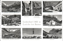 11886666 Leukerbad Dorfstrasse Gemmipass Kapelle Daubensee Luftseilbahn Fussbad  - Otros & Sin Clasificación