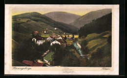AK Petzer /Riesengebirge, Ortsansicht Aus Der Vogelschau  - Tchéquie
