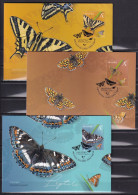 CROATIA 2023, NEW 22.3,FAUNA,INSECTS,BUTTERFLIES, 3X MAXIMUM CARD - Papillons