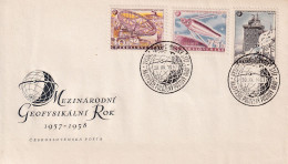 FDC 1957  CHECOSLOVENKO - Clima & Meteorología